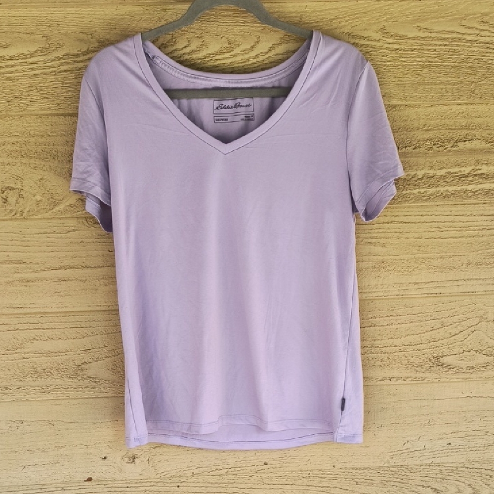 Eddie Bauer Sleepwear V-Neck Tee